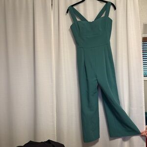 Gal Meets Glam Teal Jumpsuit